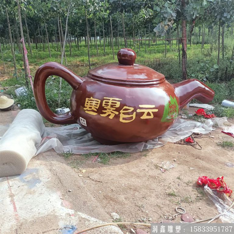 銅雕天壺噴泉構(gòu)造，廠家加工鍛銅天壺