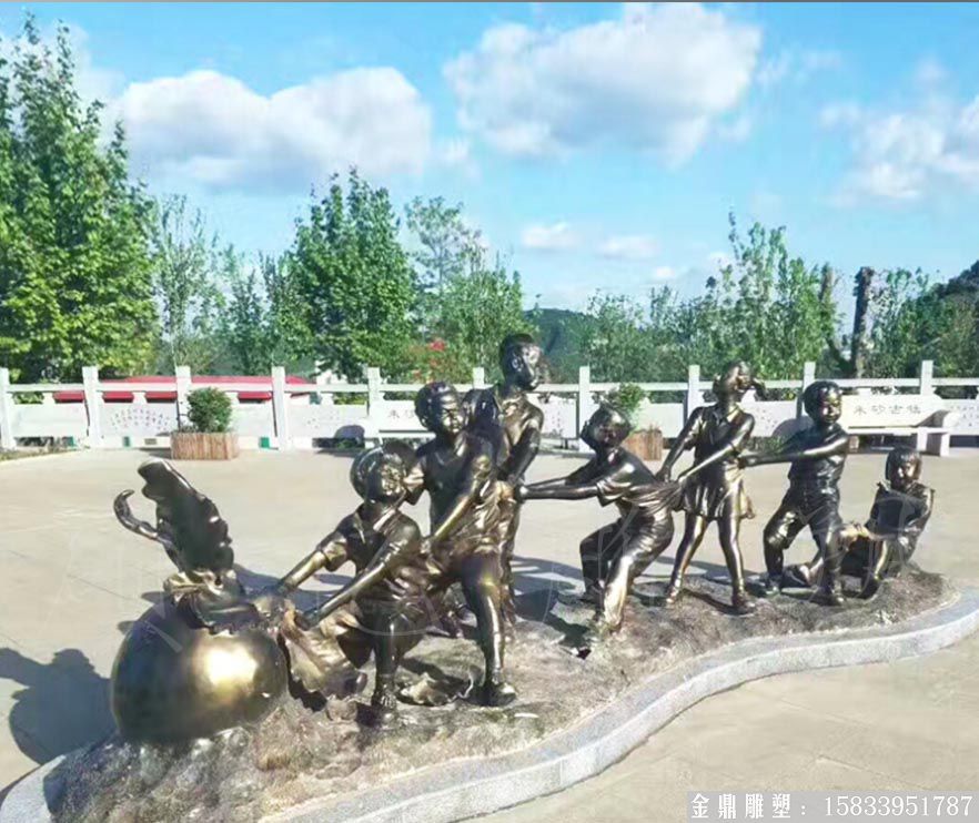 玻璃鋼拔蘿卜雕塑 廠家定制