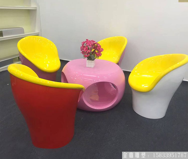 玻璃鋼座椅擺件 廠家來圖定制