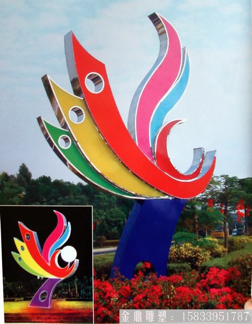 不銹鋼鳳凰雕塑廠(chǎng)家 來(lái)圖定制